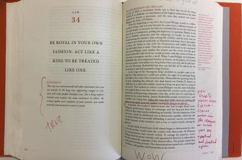 Michael Jackson The 48 Laws of Power annotations 3