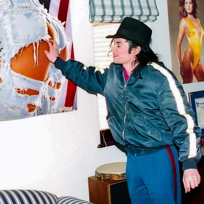 Michael Jackson poster ass 20.7.1996