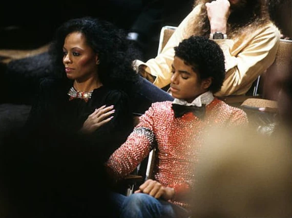 Michael Jackson Diana Ross rare ca 1981