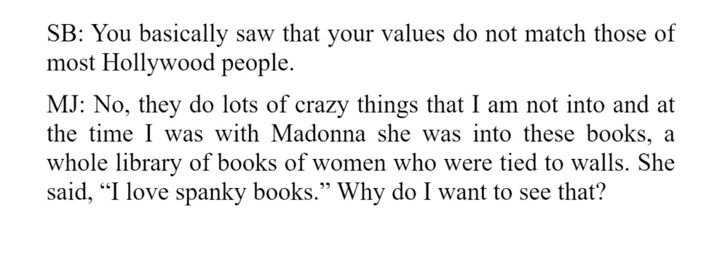 Michael Jackson Shmuley Madonna