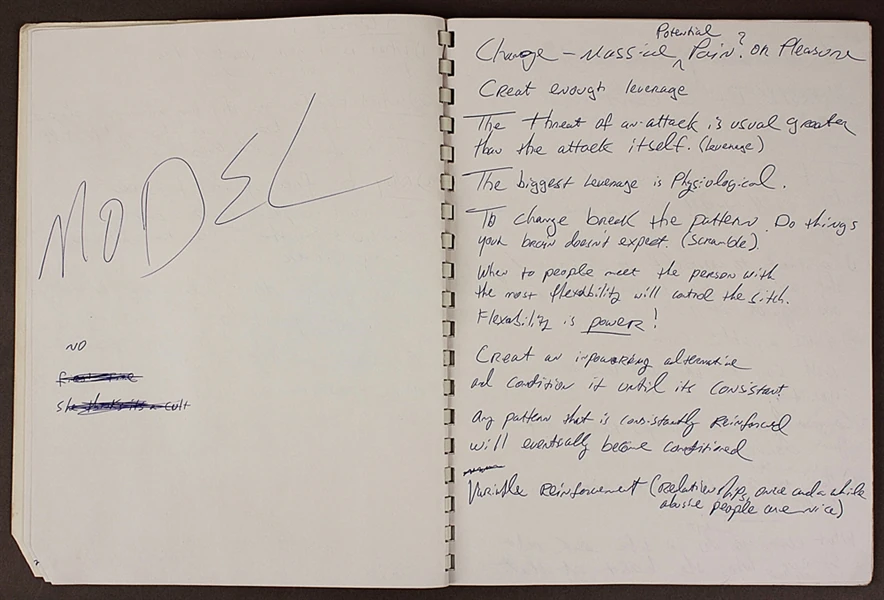 Michael Jackson self help journal 3